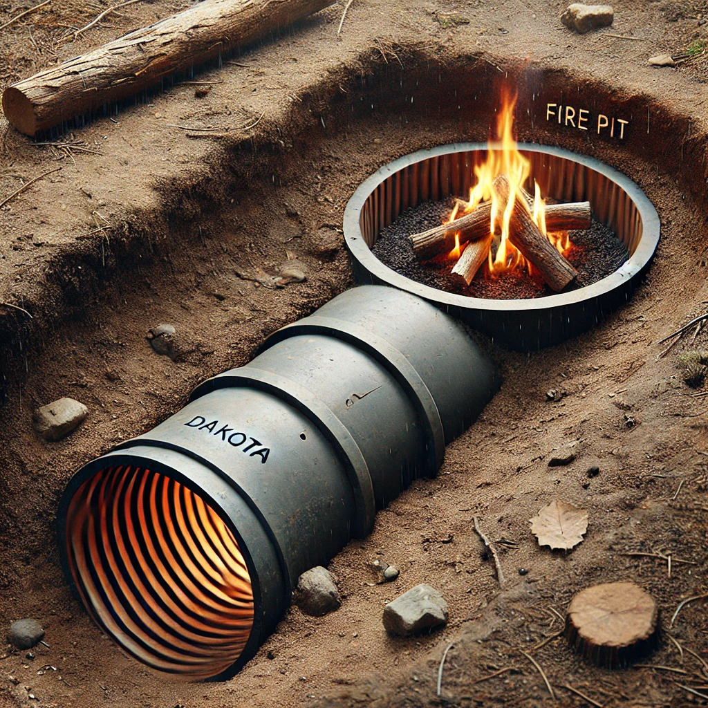 How to Construct a Dakota Fire Pit for Stealth Camping